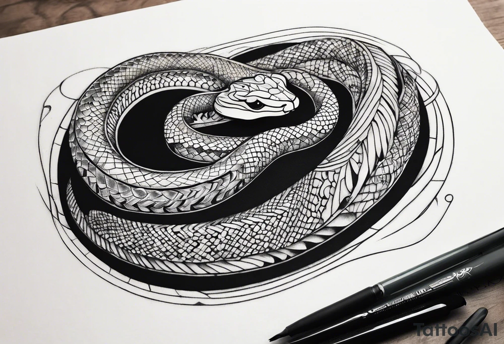 snake tattoo idea