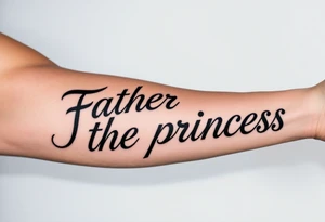 Father of the princess tattoo idea