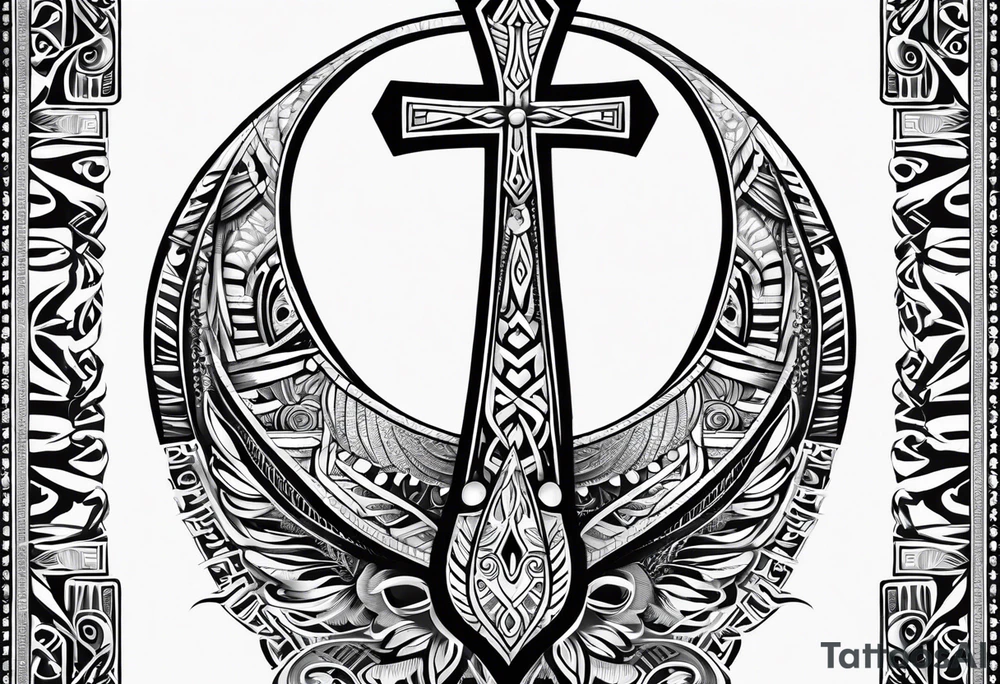 ankh, maori tattoo idea