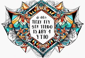 Tattoo inscription Baby tattoo idea