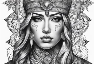 religious sleeve tattoo idea