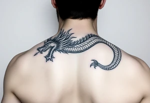 dragon sleeve tattoo idea
