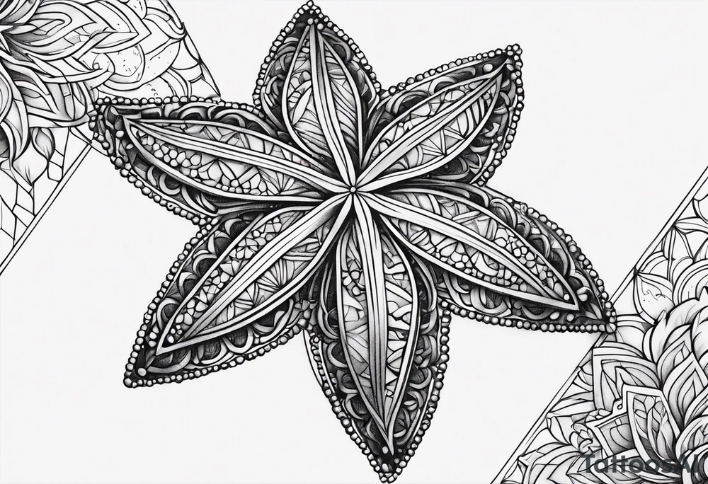 Starfish bracelet tattoo idea