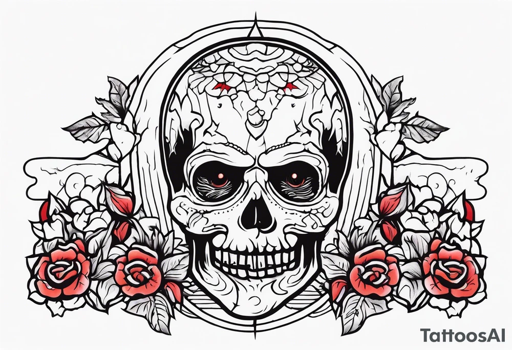Original horror tattoo idea