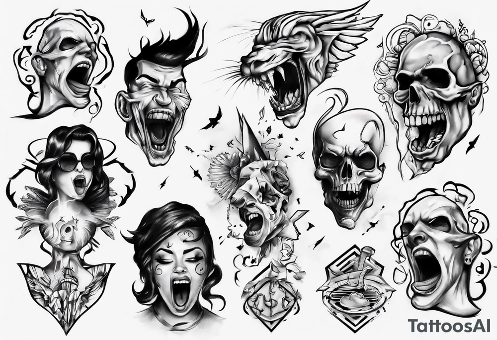 voices in my head tattoo idea