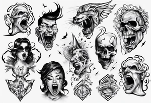 voices in my head tattoo idea