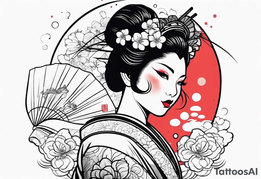 Geisha tattoo idea