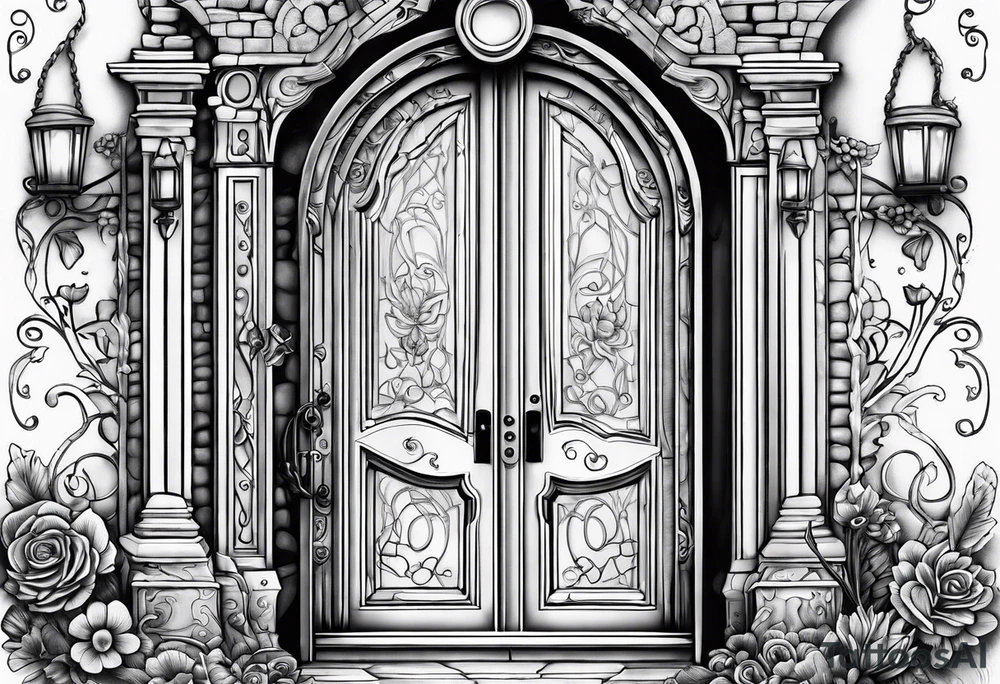 coraline and the secret door tattoo idea