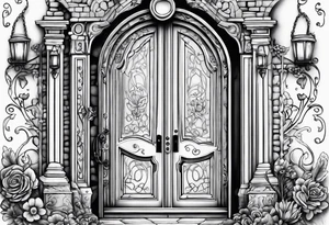 coraline and the secret door tattoo idea
