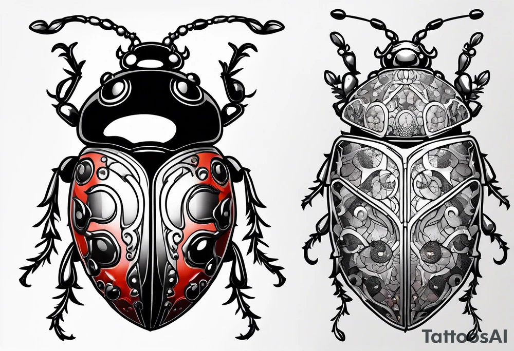 Lady bug tattoo idea