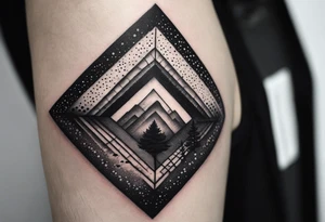 Грустный скелет, сидит и думает о бытие tattoo idea