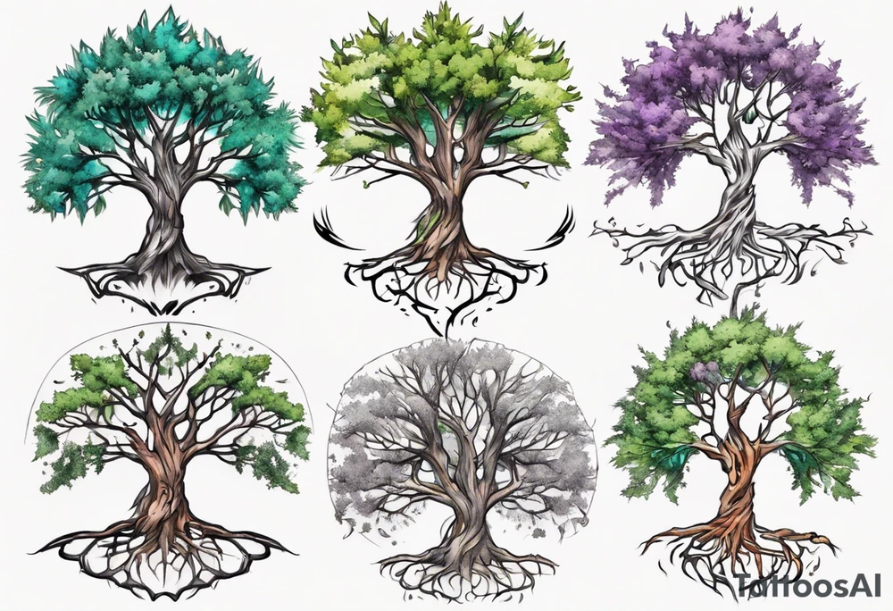 tree tattoo idea