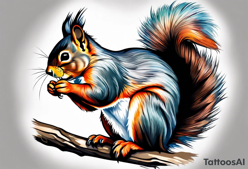 Squirrel tattoo idea