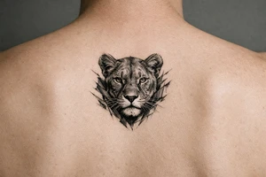 Lioness rib tattoo for women tattoo idea