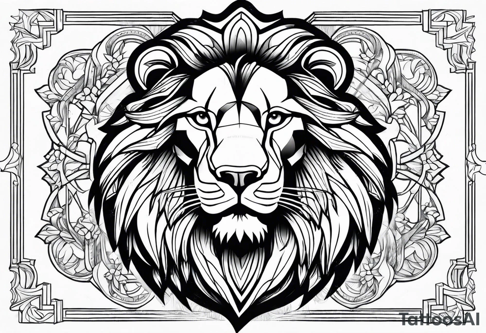 Bavarian lion tattoo idea