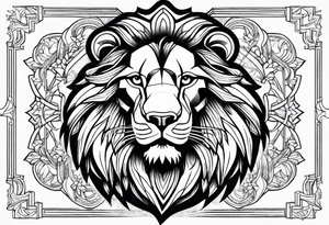 Bavarian lion tattoo idea