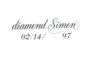 diamond Simon 02/14/97 tattoo idea