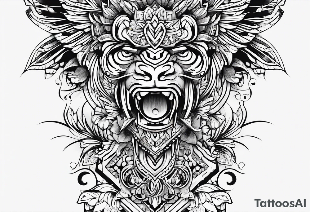 Végétale arm tattoo idea