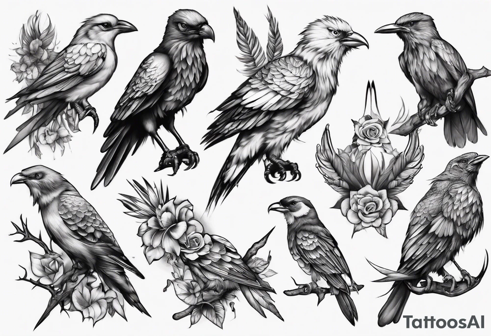 bird of sexuality tattoo idea