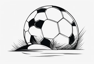 Captain Tsubasa and ball tattoo idea
