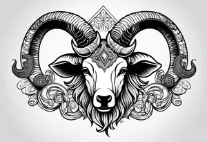Aries fire sign tattoo idea