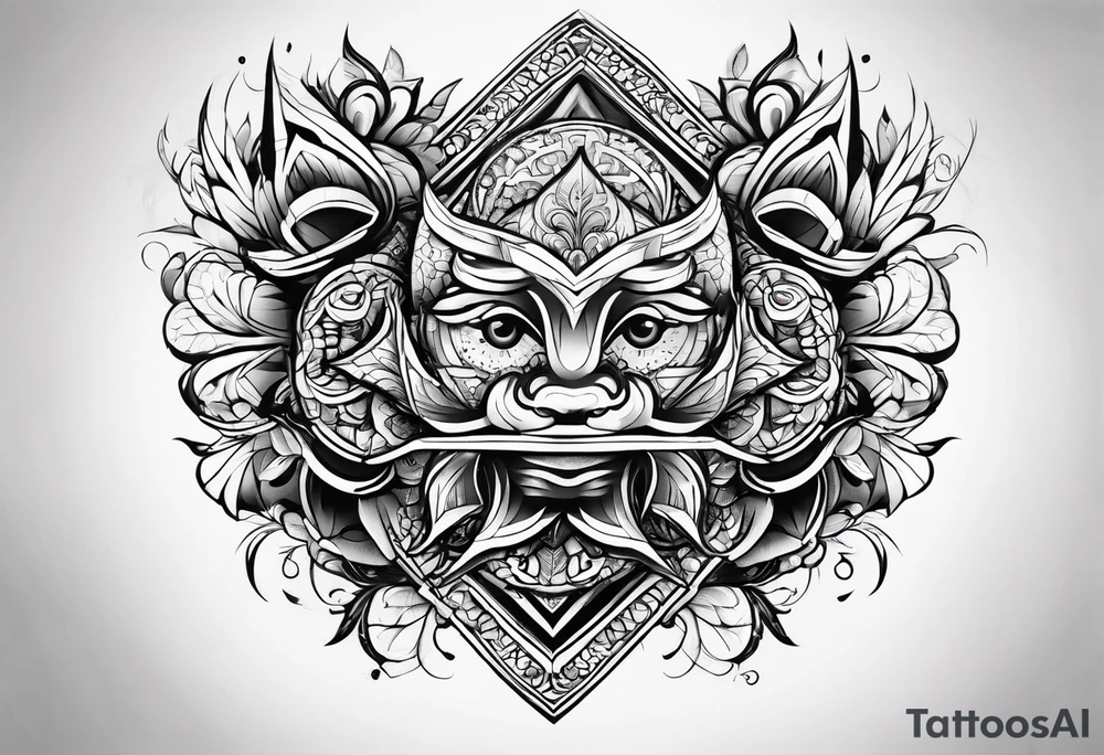 Letter KV tattoo idea