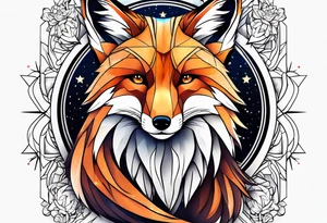 full fox look at the star tattoo idea