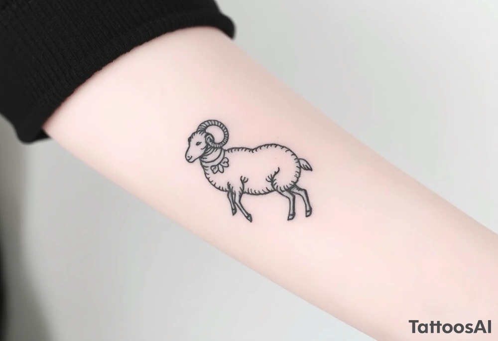 Black sheep tattoo idea