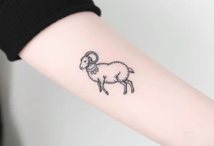 Black sheep tattoo idea