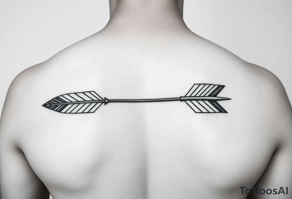 Arrow on arm tattoo idea