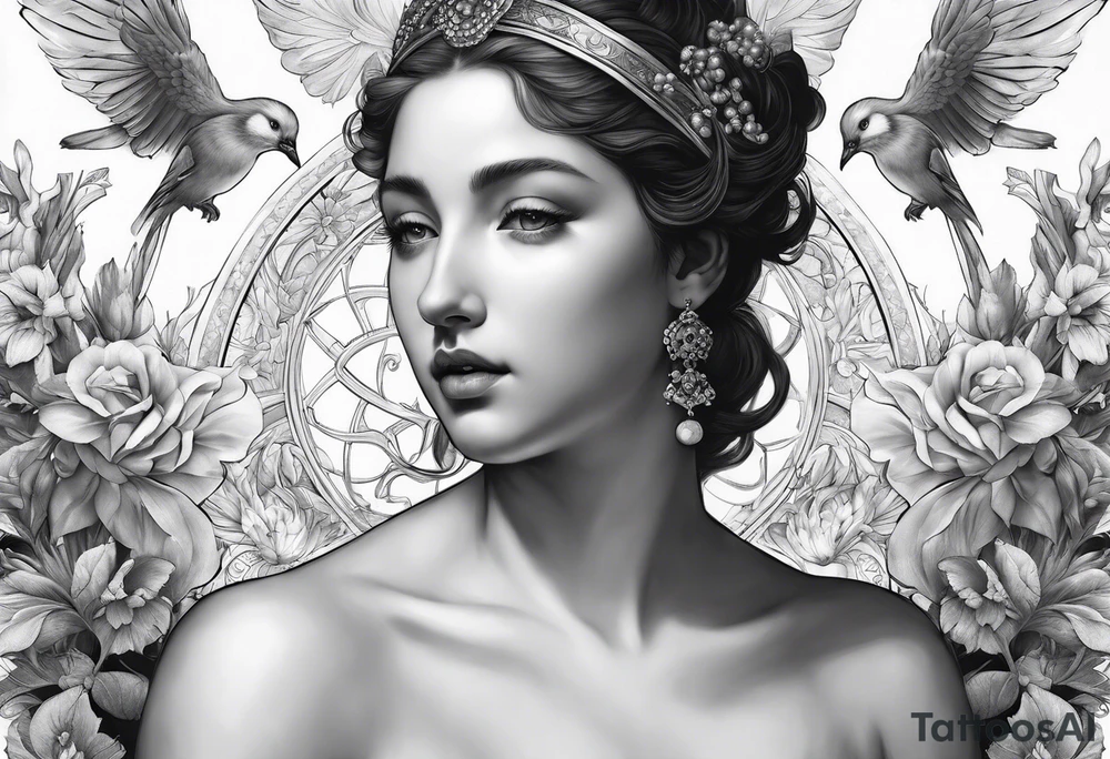 nemesis without flowers tattoo idea