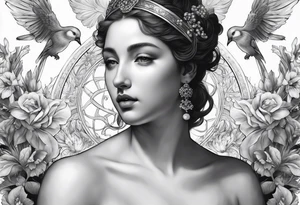 nemesis without flowers tattoo idea