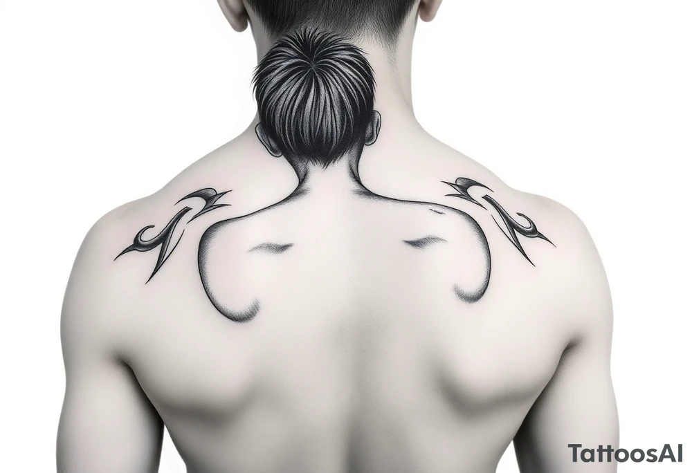 Little boys with day being strong tattoo idea