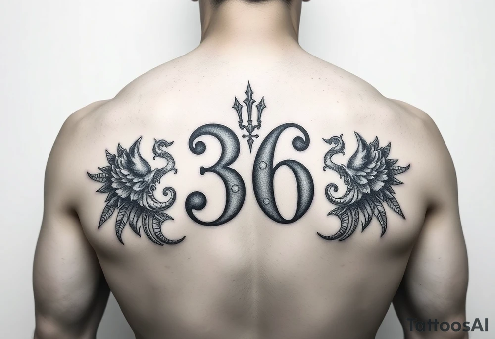 Gas with number 36 tattoo idea