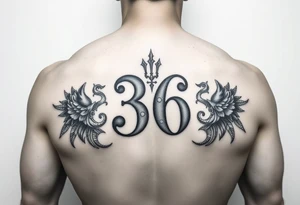 Gas with number 36 tattoo idea