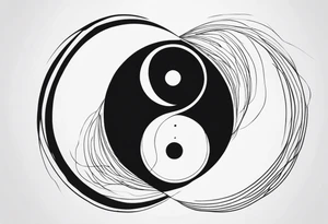 Yin and Yang tattoo idea