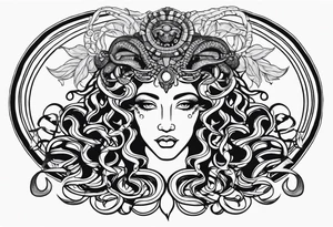 Gorgon Medusa, ancient greece tattoo idea