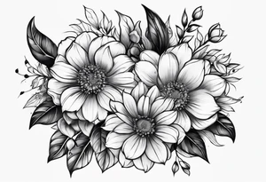 Chains around a flowers, broken due to the strength of the flowers determination to grow despite the efforts to be held back. tattoo idea