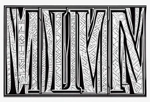 MCCXVIII roman numerals tattoo idea