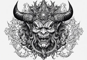 satan tattoo idea