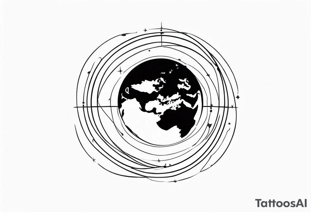 Earth tattoo idea