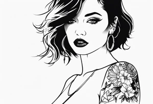 hot girl tattoo tattoo idea