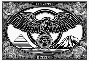 led zeppelin logos tattoo idea