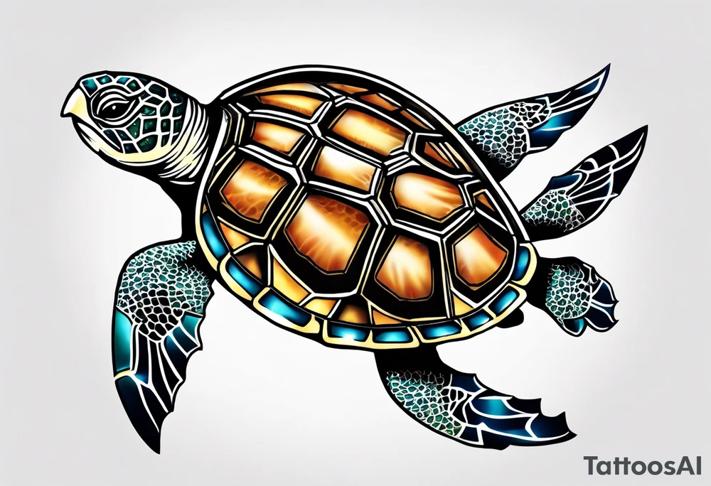 small seaturtle
 tattoo tattoo idea