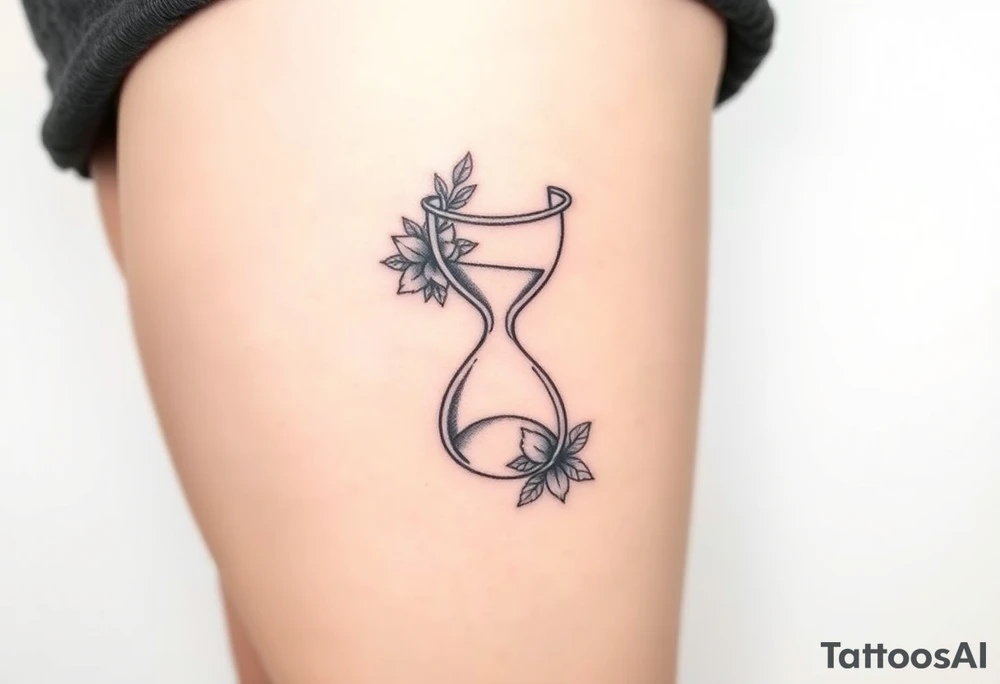 hourglass tattoo idea