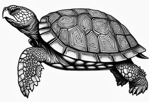 turtle rabbit tattoo idea