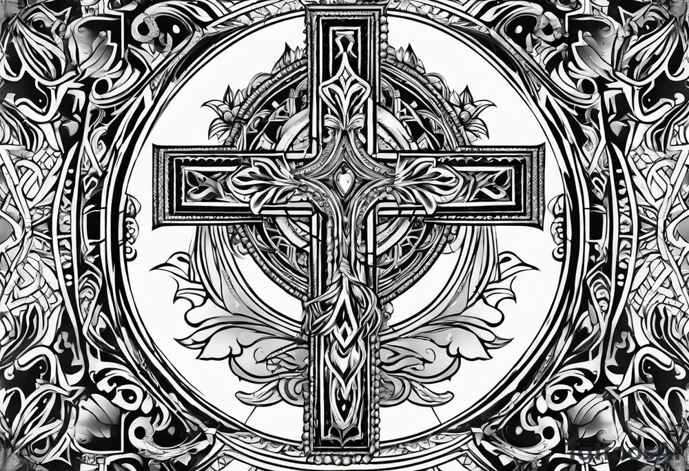 cross tattoo idea