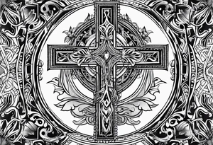 cross tattoo idea