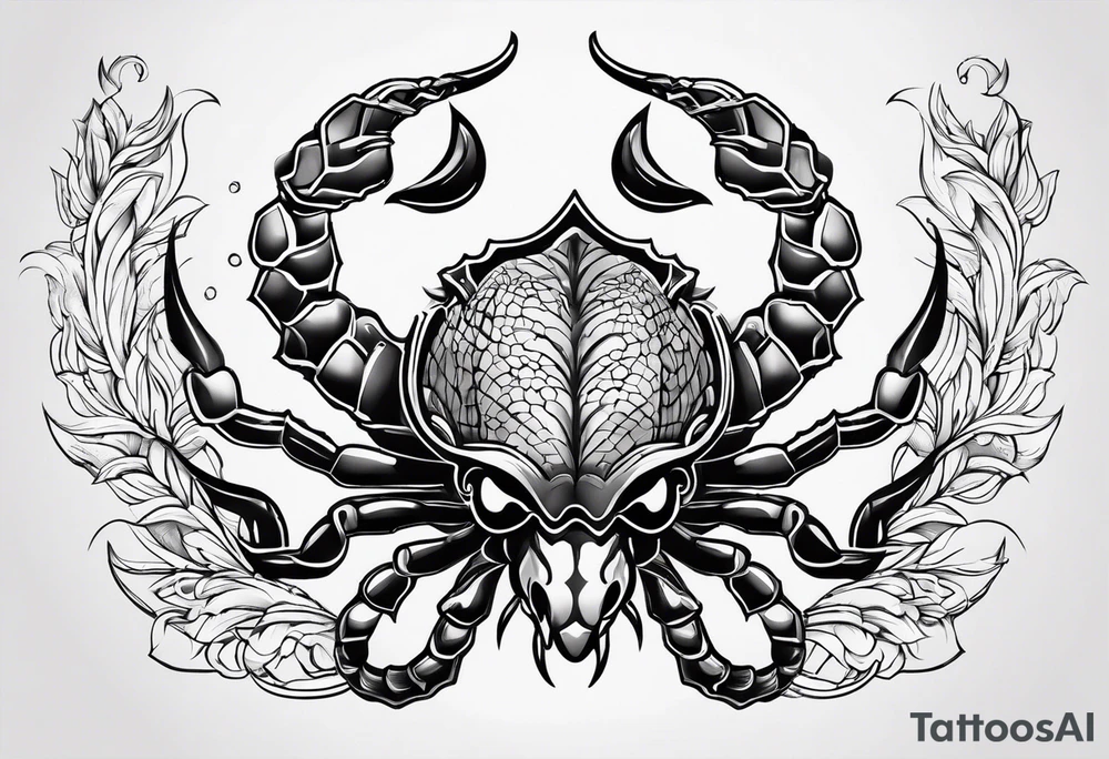 scorpio tattoo idea