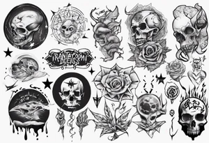 lost in random tattoo idea